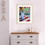 «Montpellier Blue Vase and Window Box» encadré sur papier par Montpellier-91291859-91291857