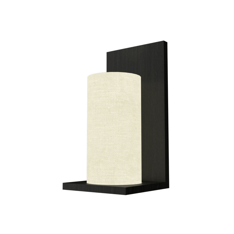 Clean 1 - Light Flush Mounted Sconce, Charcoal