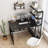 43.3 Inch Computer Desk with Shelves, Industrial Style Corner Table for Small Home Offices or Study Spaces-1910817038