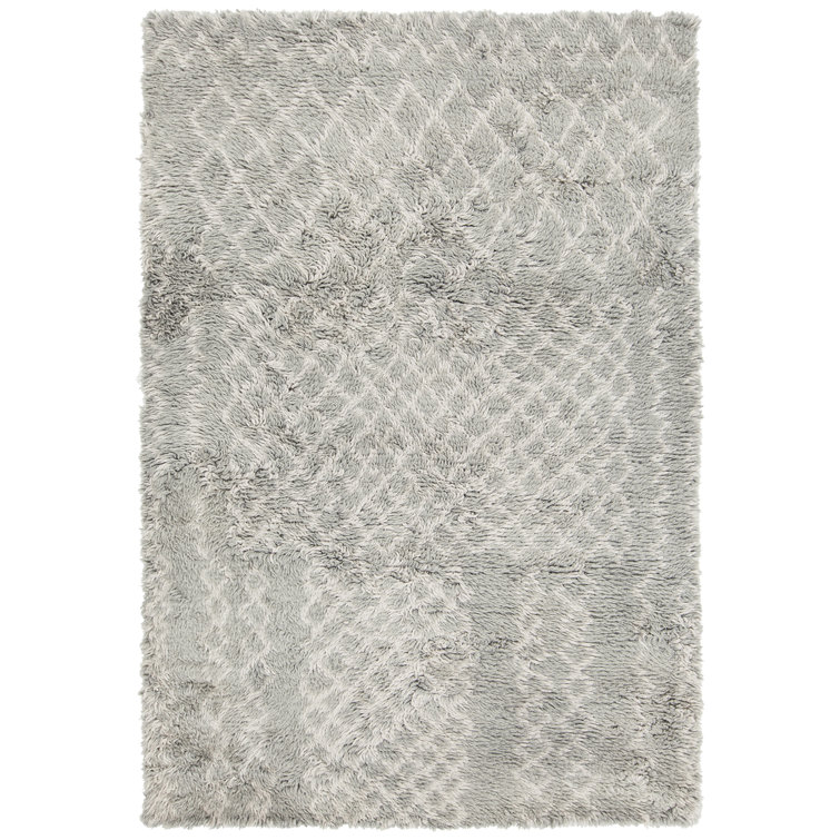 Jeri Hand-Knotted Gray Area Rug