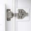 Meuble-lavabo 30 po avec comptoir, meuble-lavabo avec porte et deux tiroirs, planches en panneau de fibres à densité moyenne, bois massif