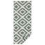 Malta flat-weave rug in green/cream-25281456
