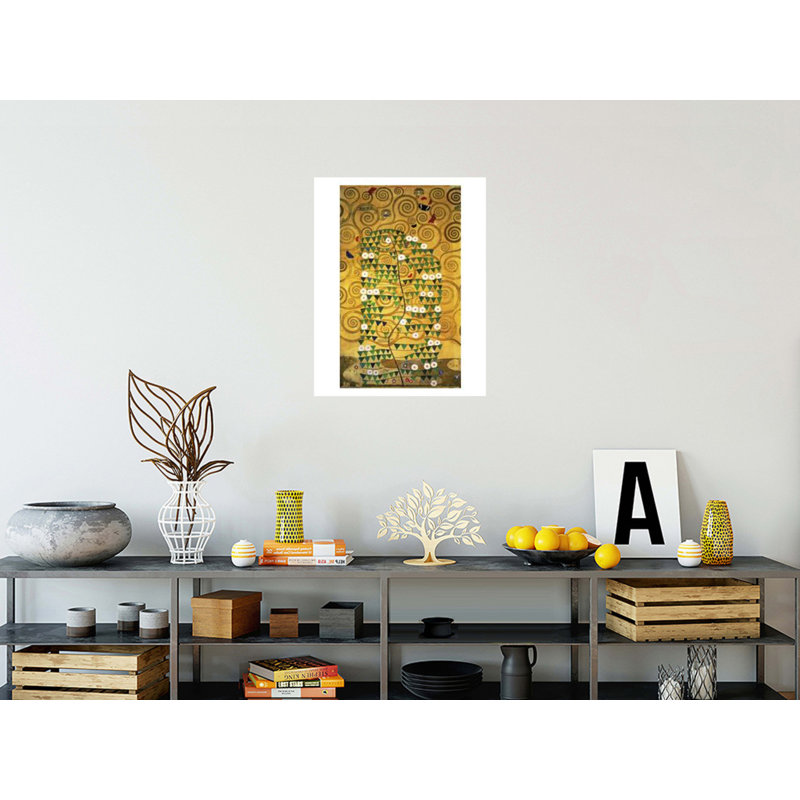 Arbre de vie par Gustav Klimt - Estampe numérique, H 28 po x l 22 po