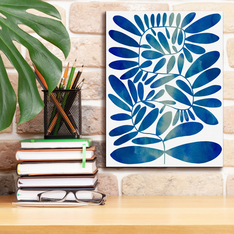  «Summer Sprig 2» par Emma Caroline, art mural sur toile, 12 po x 16 po