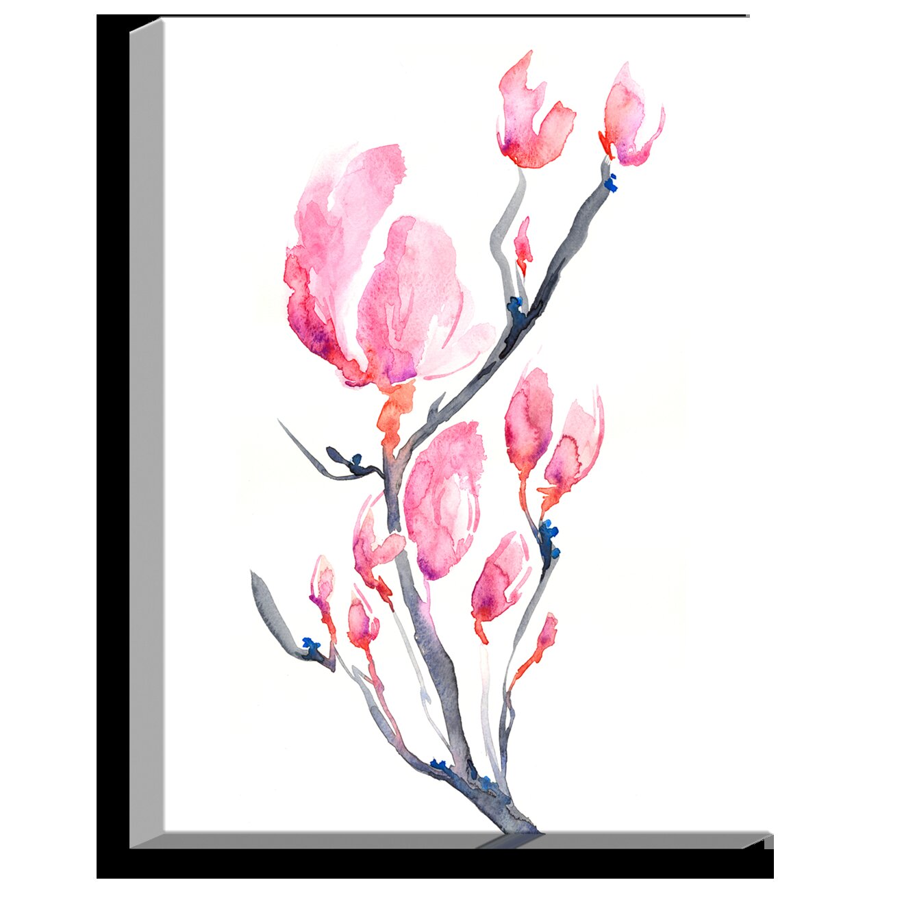 DiaNocheDesigns Japanese Magnolia by Brazen Design Studio Print