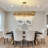 8-Light Linear Crystal Chandelier, 31" Wide, 3-Color Switchable Via Wall Switch, Adjustable 18"-54" Drop For Sloped Ceilings-1928442218