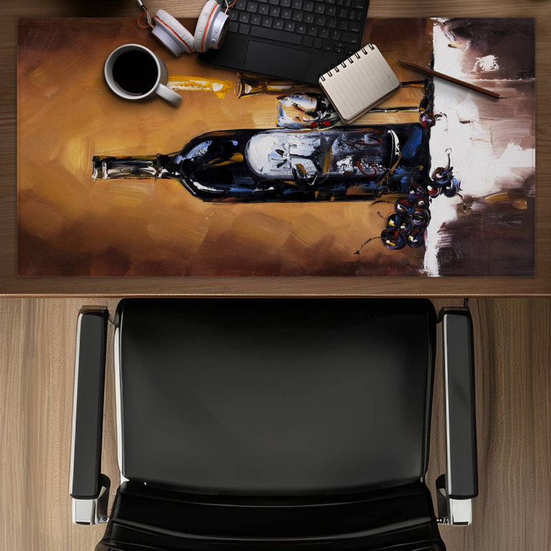 Candlelit wine - 15.75"x31.50" Desk mat