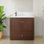 Armoire de salle de bain Shaker l 36 po x P 21 po x H 34,5 po Shader-892526705