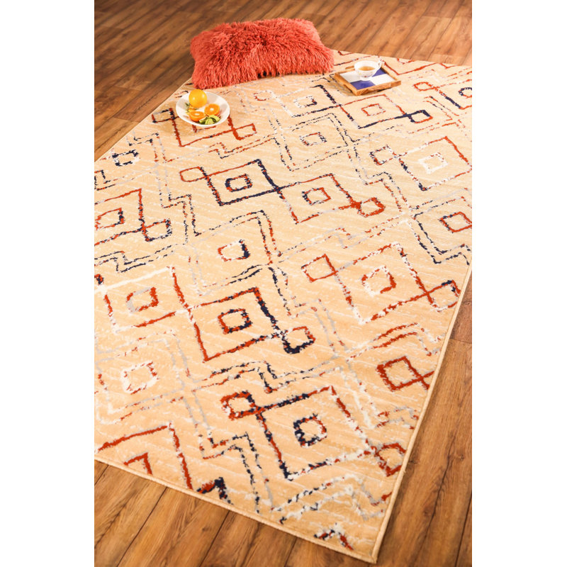 McAllen Ikat Indoor Rug, Rectangle 3'6" x 5'6"