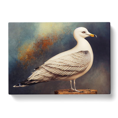 Painting Of A Seagull - Wrapped Canvas
