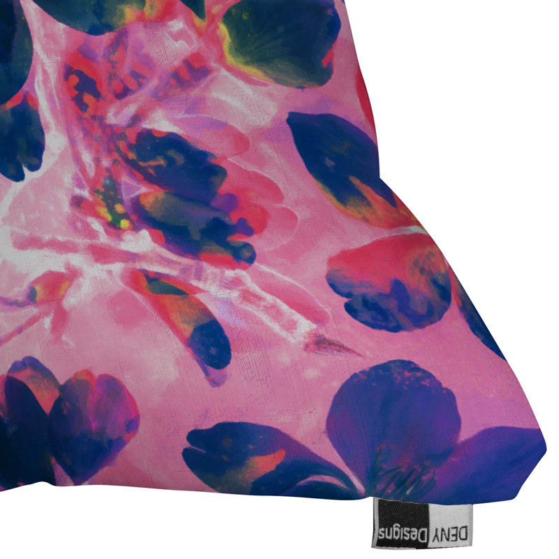 Cherry Blossoms Throw Pillow, 18" x 18", Pink
