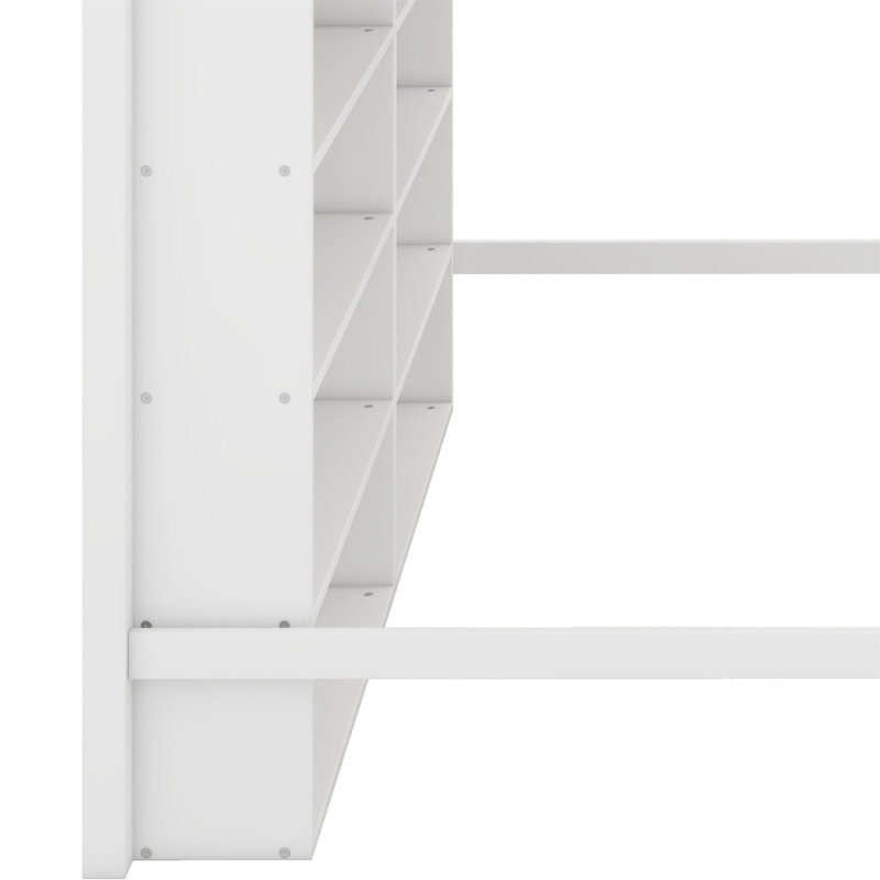 Lit mezzanine double Jamesly Kids, Blanc