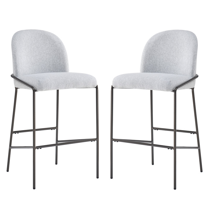 Tabouret de bar Galen, Blanc
