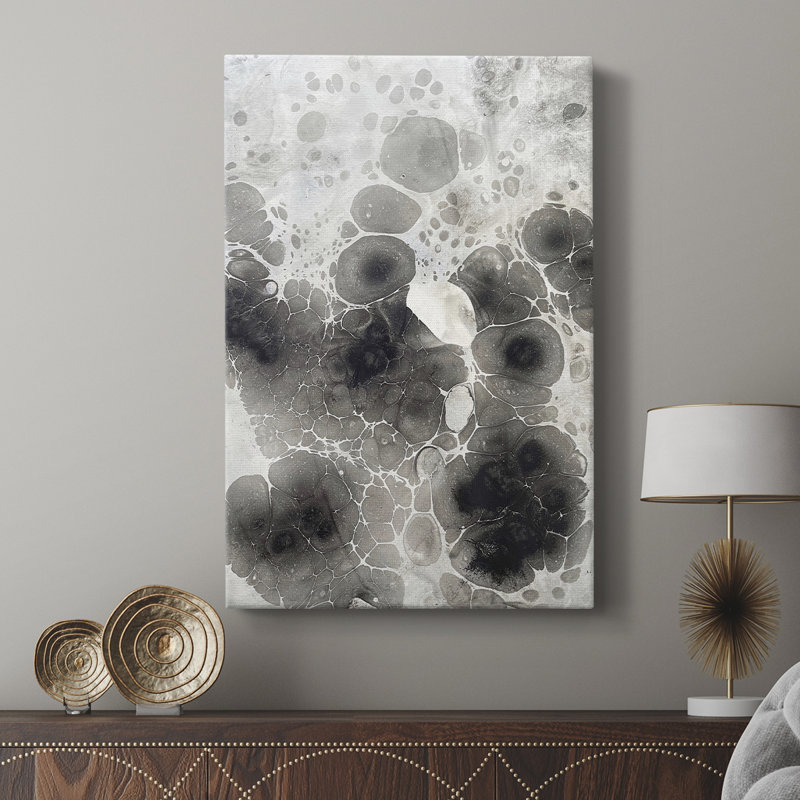 Marbling X -Custom Wrapped Gallery Cavas, 27" H x 18" W