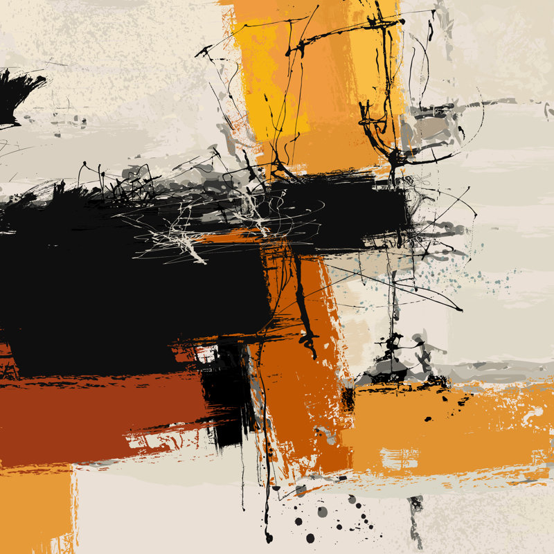 Vectorial Composition - Wrapped Canvas Print, 122cm H x 122cm W x 3.8cm D