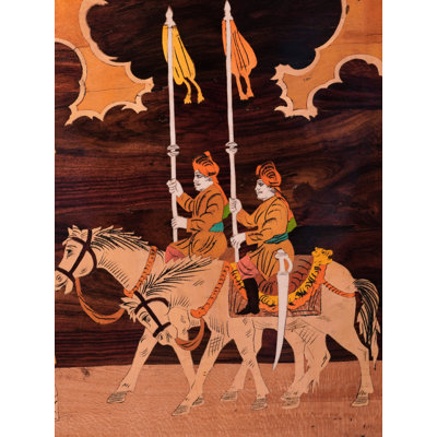 Panneau mural 48 po 48 po avec éléphant royal