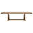 Fremont Brown Trestle Rectangular Dining Table