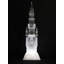 17.5" LED Lighted Acrylic Castle Christmas Snow Globe