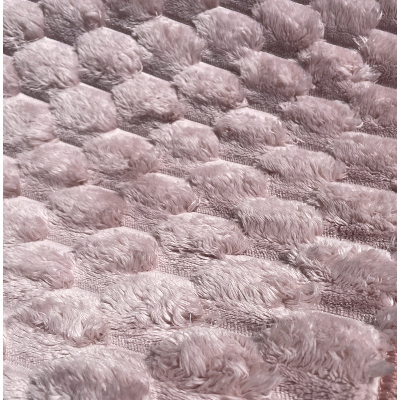 Tapis de bain 18 po x 30 po - Rose, Rose