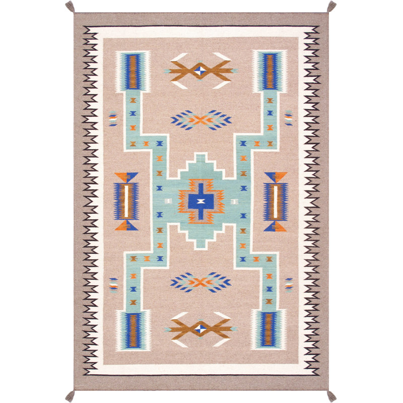 Tuscany Handmade Kilim Wool Geometric Area Rug