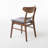 Cambrielle Mid-Century Modern Upholstered Dining Chairs with Rubberwood Frame and Padded Seat-1911001661-1901161698
