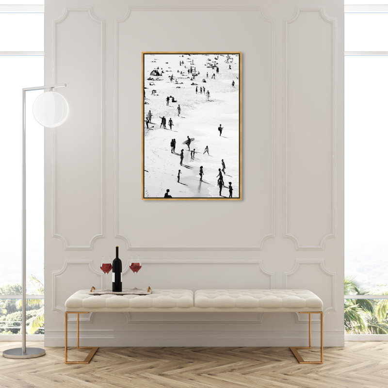 «Best Coast» par Oliver Gal, impression d'art mural, Encadrement doré, H 45 po x l 30 po