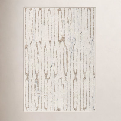Malone Oatmeal Machine Printed Washable Rug