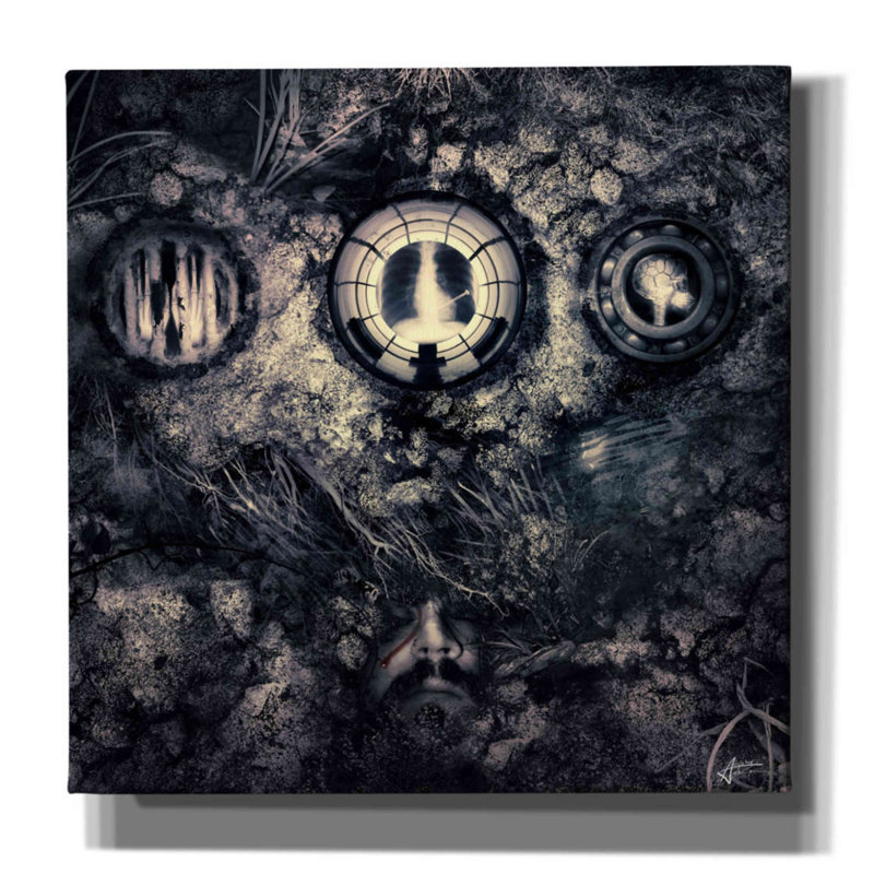 «The Man That raté» par Mario Sanchez Nevado - impression sur toile tendue, H 37 po x l 37 po x P 1,5 po
