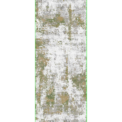 Tapis gris/vert touffeté Jaxsone