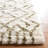 Benyam Hand Tufted Nz Wool/Cotton Geometric Rug in Ivory/Green-2089082372