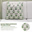 Housse de coussin décoratif Fab Fabine - imprimé de blocs indiens faits à la main, Kirti, mauve-114976849