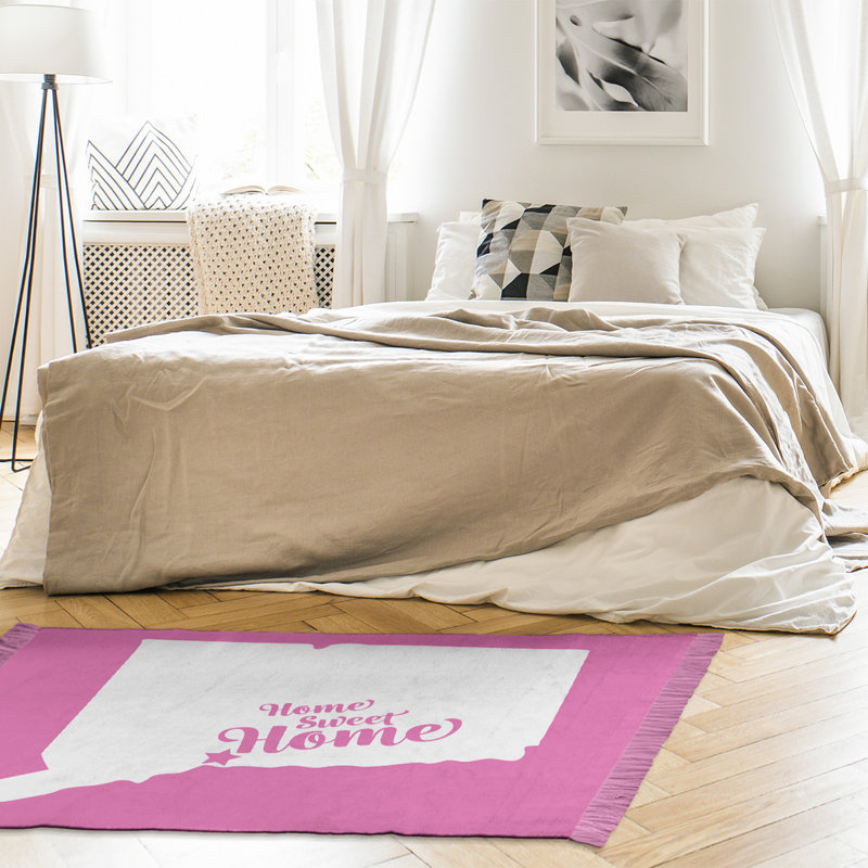 Tapis de maison rose new refuge