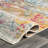 Hiroko Abstract Power Loom Performance Ivory/Blue/Pink/Yellow Rug-1447241128
