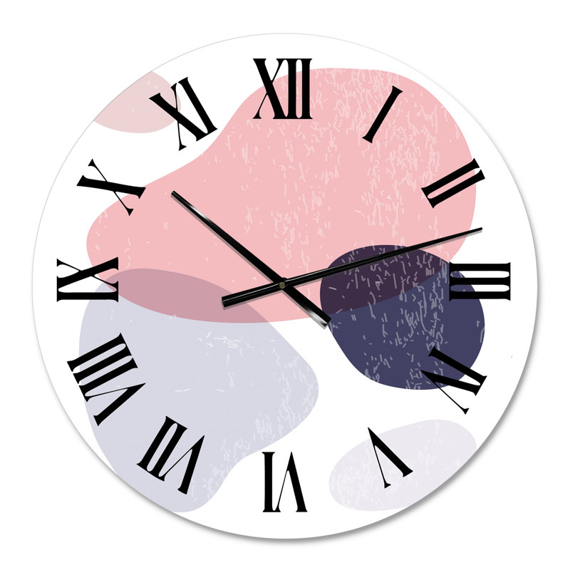 Minimal élémentaire organique et géométrique compostions XX XXXIX - horloge murale moderne, Petit