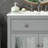 Bathroom Vanity With Ceramic Sink, Equipped With Adjustable Shelf And Tip-Out Tray, Bathroom Vanity With Solid Wood Legs, Metal Knobs And Soft Close Hinges-524417135