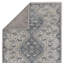 Phoebe Machine WashableOriental Area Rug in Cream/Blue-1936565536