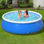 Piscine gonflable en maille à ressorts-113640615