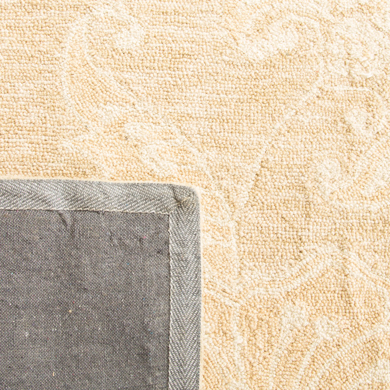 Tapis floral en laine crocheté à la main Jonsson, Rectangle 8 pi x 10 pi