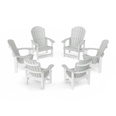 Heritage Upright Adirondack Chairs Set Of 6