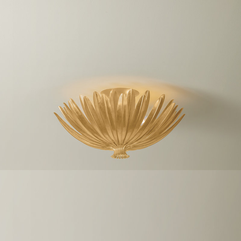 Whitfield Semi Flush, Gold