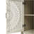 Hollow-Carved 2 Door Accent Cabinet Sideboard Buffet Storage Cabinet With Adjustable Shelf For Entryway Living Room Bedroom