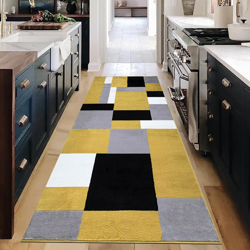 Runner Eyve Geometric Hand Woven Area Rug, 200 x 290