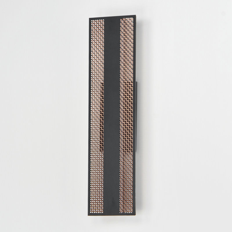 Interlace-Outdoor Wall Mount, 24" H x 6.5" W x 2.75" D