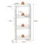 Chariot de rangement à roulettes à plusieurs niveaux avec roulettes - Organisateur utilitaire en plastique à 4 niveaux pour salle de bain, cuisine, chambre à coucher, bureau, garde-manger ou buanderie, transparent-93655900-93655898