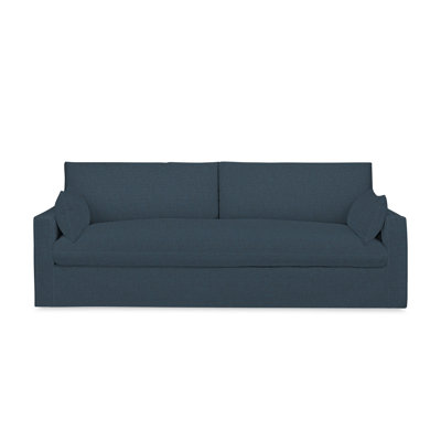Luna 90"" Square Arm Slipcovered Sofa with Reversible Cushions -  Birch Lane™, A64040B78D524517920E826196AF2B96