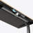 Black Rectangular Manufactured Wood Standing desk-881850597