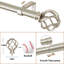 Tringle à rideaux simple réglable de 36 à 72 po Aref-1470105321-1470105315