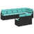 Structure noire / Coussin bleu est en rupture de stock