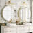 Molly Easy French Cleat Mounting Metal Alloy Wall Round Vanity And Dresser Bathroom Mirror-106917544-106917549