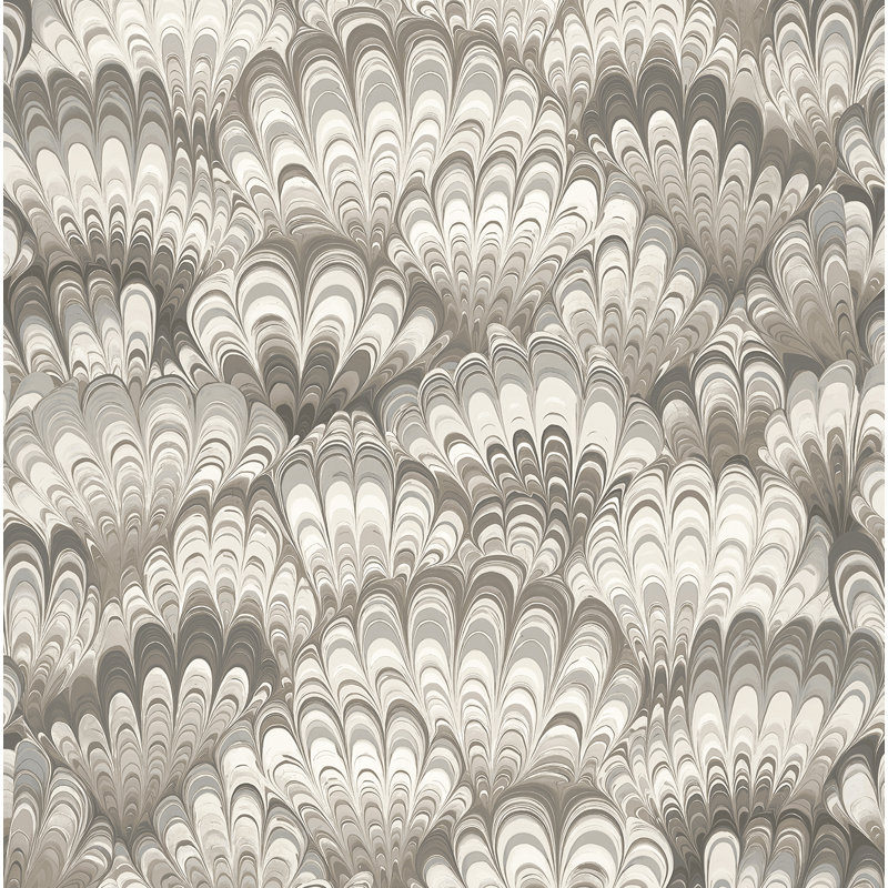 Papier peint Octavia, Beige